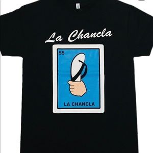 La Chancla Mexican Lotería Men T Shirt